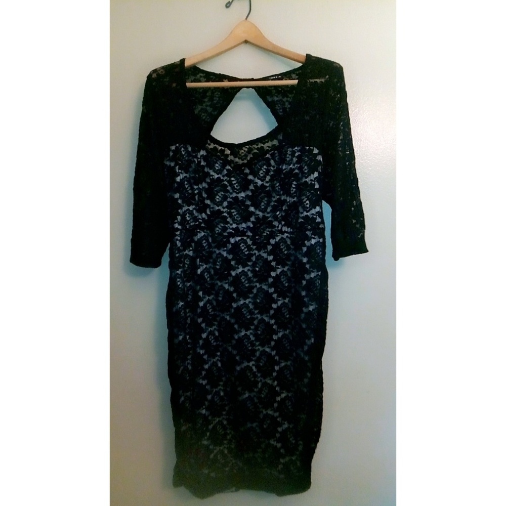 Women's Torrid Black Lace Dress Size 1XL